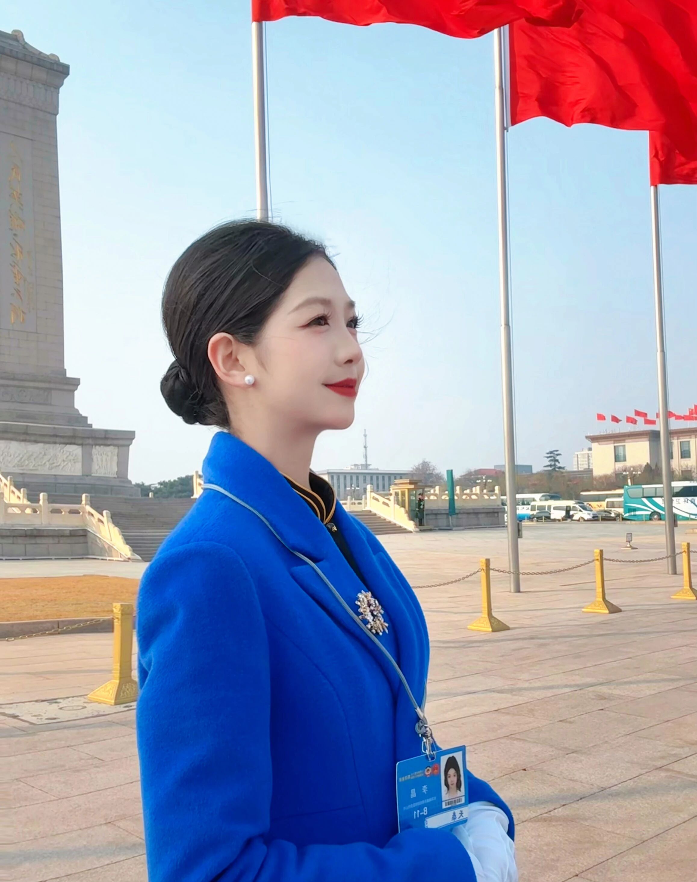 春赴盛会 青春护航 —— beat365英国官网网站学子在全国两会一线绽放青春风采